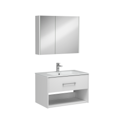 İsvea Combinato Lavabo Dolabı Tek Çekmeceli Beyaz 80 cm
