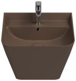 İsvea ColorISVEA Sott Aqua Asma Monoblok Lavabo 50 cm Vizon