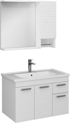 İsvea Platon Lavabo Ünitesi Beyaz 80 cm