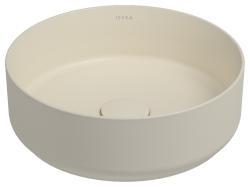 İsvea ColorISVEA Infinity Tezgah Üstü Lavabo 36 cm Fildişi Fil Dişi