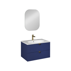 İsvea Infinity Lavabo Ünitesi Gece Mavisi 80 cm