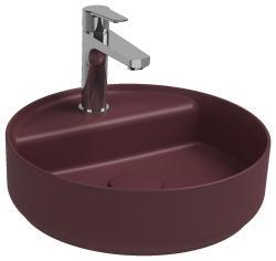 İsvea ColorISVEA Infinity Tezgah Üstü Lavabo 42 cm Rustik Bordo