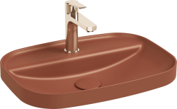 İsvea ColorISVEA Infinity Inset Lavabo 55 cm Terracotta