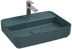 İsvea ColorISVEA Infinity Tezgah Üstü Lavabo 55cm Petrol Yeşili