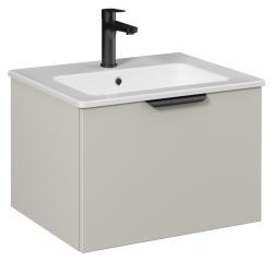 İsvea LIV Lavabo Dolabı 60cm (10SL50061 dahil) Açık Bej Tek çekmece 60 cm
