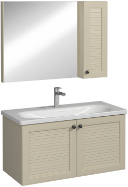 İsvea Mergo Lavabo Ünitesi Ay Taşı 100 cm
