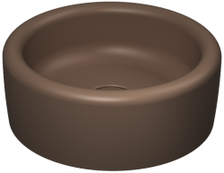 İsvea ColorISVEA Curvo Tezgah Üstü Lavabo 42 cm Vizon