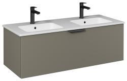 İsvea LIV Lavabo Dolabı 120cm (10SL50121 Çift Hazneli dahil) Lava Tek çekmece 120 cm