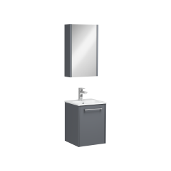 İsvea Combinato Lavabo Dolabı Kapaklı Antrasit 40 cm