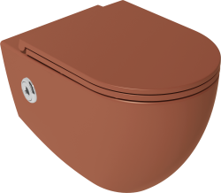 İsvea ColorISVEA Infinity Due SensoClean Asma Klozet Terracotta VORTEX
