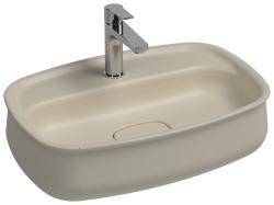İsvea ColorISVEA Fluido Tezgah Üstü Lavabo 60 cm Fildişi Fil Dişi