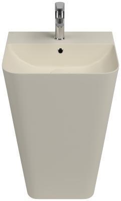 İsvea ColorISVEA Sott Aqua Monoblok Yerden Lavabo 50 cm Fildişi Fil Dişi