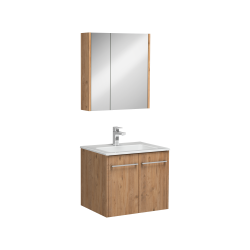 İsvea Combinato Lavabo Dolabı Kapaklı Atlantik Çam 60 cm
