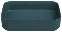 İsvea ColorISVEA Infinity Tezgah Üstü Lavabo 50 cm Petrol Yeşili