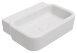 İsvea Curvo Tezgah Üstü Lavabo 62 cm Beyaz