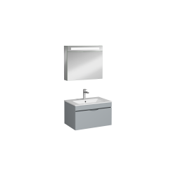 İsvea Roya Lavabo Ünitesi Açık Gri, Tek Çekmeceli 70 cm