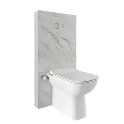 Çanakkale Seramik Trono Monoblok Rezervuar Ksfx Pallisandro 3/6L-Yerden Klozet