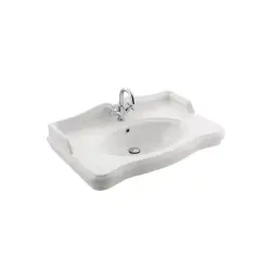 Çanakkale Seramik Victorian Etajerli Lavabo 90x56 3 Armatür Delikli