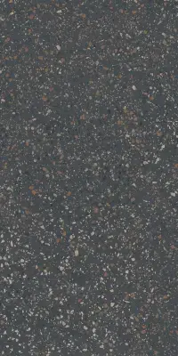 Çanakkale Seramik Terrazzo Mat Siyah Multicolor Porselen Karo
