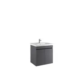 Çanakkale Seramik Optimum Lavabo Dolabı Antrasit 65