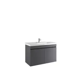 Çanakkale Seramik Optimum Lavabo Dolabı Antrasit 100