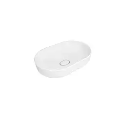 Çanakkale Seramik Zero 2.0 Oval Çanak Lavabo Beyaz 60x40