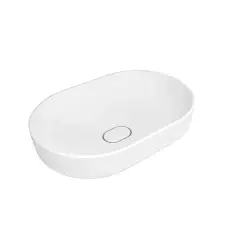 Çanakkale Seramik Zero 2.0 Oval Çanak Lavabo Beyaz 60x40
