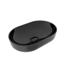 Çanakkale Seramik Zero 2.0 Oval Çanak Lavabo Siyah 60x40