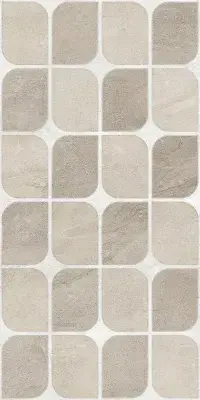 Çanakkale Seramik Cosmic Parlak Taupe Krem Dekor