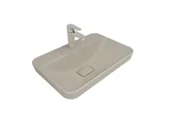 Çanakkale Seramik Zero 2.0 Yarı Gömme Dikdörtgen Lavabo Mat Vizon 60x40