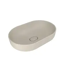 Çanakkale Seramik Zero 2.0 Oval Çanak Lavabo Mat Vizon 60x40