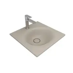 Çanakkale Seramik Spirit Lavabo Mat Vizon 48x48
