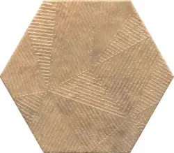 Çanakkale Seramik Hexagon Mat Bold Dekor