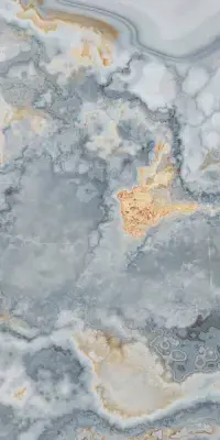 Çanakkale Seramik Onxy Agate Parlak Mavi Porselen Karo