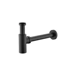 Çanakkale Seramik Minimalist Lavabo Sifonu Mat Siyah