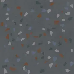 Çanakkale Seramik 59x59 Terrazo Macro Koyu Gri Mat Sırlı Granit