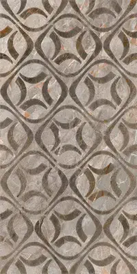 Çanakkale Seramik 40x80 Ravene Taupe Mat Geometrik Dekor