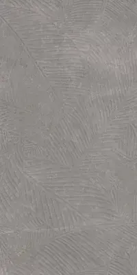 Çanakkale Seramik 40x80 Capella Gri Mat Floral Dekor