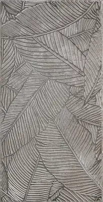 Çanakkale Seramik 40x80 Capella Gri Mat Floral Dekor