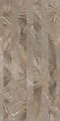 Çanakkale Seramik 30x60 Salvia Taupe Parlak Floral Dekor