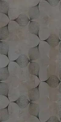 Çanakkale Seramik 40x80 Metalix Antrasit Parlak Altın Dekor