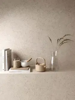 Çanakkale Seramik 120x280 Calcario Collection Line Gri Mat Bej Porselen Karo