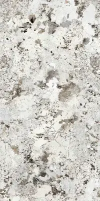 Çanakkale Seramik Alaska White Parlak Kalesinterflex Porselen Plaka 160x320