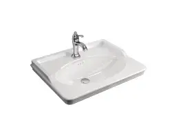 Çanakkale Seramik Artdeco Etajerli Lavabo 65x50