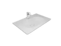 Çanakkale Seramik Zero 2.0 Etajerli Lavabo Mat Beyaz 80x50