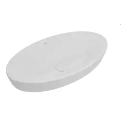 Çanakkale Seramik Dove 2.0 Oval Çanak Lavabo Beyaz 70x40
