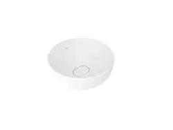 Çanakkale Seramik Zero 2.0 Yuvarlak Çanak Lavabo Beyaz 40x40