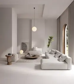 Çanakkale Seramik 162x323 Intonaco Beyaz Mat Porselen Plaka