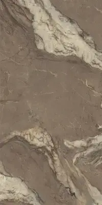 Çanakkale Seramik 60x120 Berry Brown Marble Parlak Kahverengi Porselen Karo