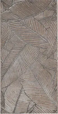 Çanakkale Seramik 40x80 Capella Vizon Mat Floral Dekor
